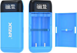 XTAR PB2SL USB Φορτιστής 2 Μπαταριών Li-ion Μεγ...