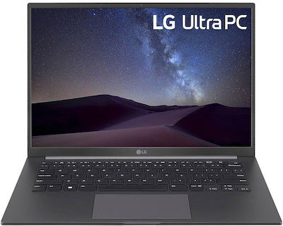 LG UltraPC 14U70Q 14" IPS (Ryzen 5-5625U/8GB/512GB SSD/W11 Pro) Charcoal Grey (Tastatură US)