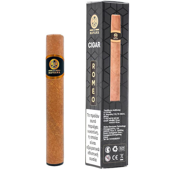 XO Havana Țigară Electronică de Unică Folosință 400 Inhalări Romeo 2ml 20mg Maro