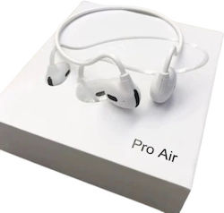 PRO AIR Air Conduction Bluetooth Handsfree Ακουστικά Λευκά