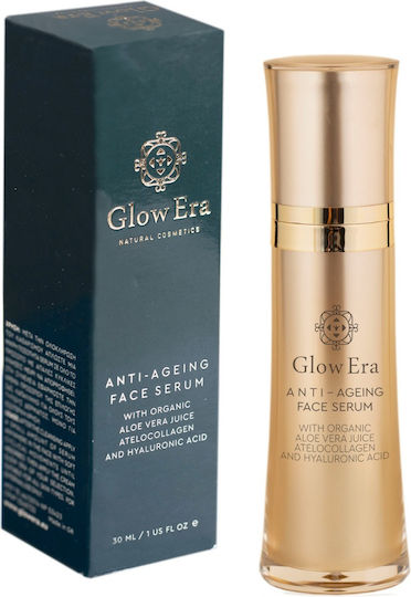 Glow Era Anti-Aging Serum Gesicht mit Hyaluronsäure für Strahlkraft & Aufhellung 30ml