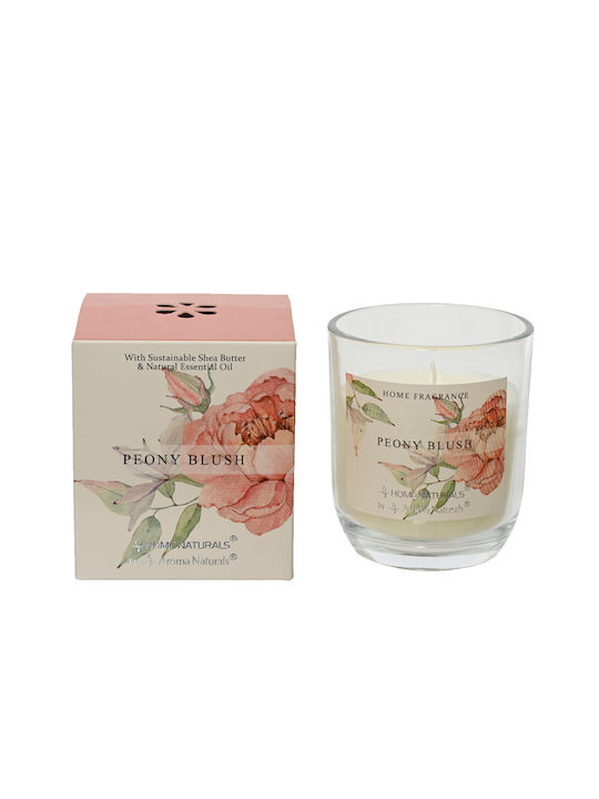 Kaemingk Aromatic Candle in Jar with Peony Scent 140g
