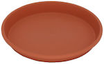 11132001 Round Plate Pot Terracotta 20x20cm