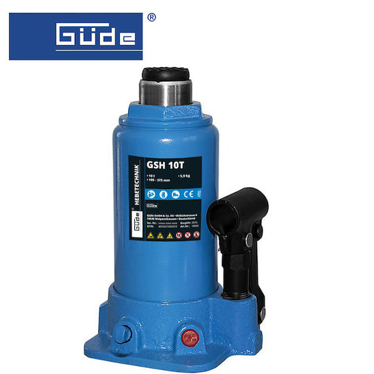 Güde Hydraulic Bottle Jack for Weight Capacity up to 10 Tons