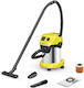 Karcher WD 3 P S V-17/4/20 Vacuum Wet / Dry 1000W with Plastic Bin 17lt