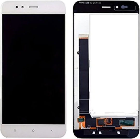 Xiaomi Οθόνη mit Touch-Mechanismus für Xiaomi Mi A1 (Weiß)