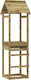 vidaXL Holzturm mit Kletterfläche 53x46.5x194cm. Rosa