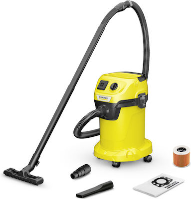 Karcher Wet-Dry Vacuum for Dry Dust & Debris 1000W with Waste Container 19lt