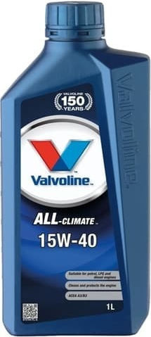 Valvoline All Climate SAE Λάδι Αυτοκινήτου 15W-40 1lt