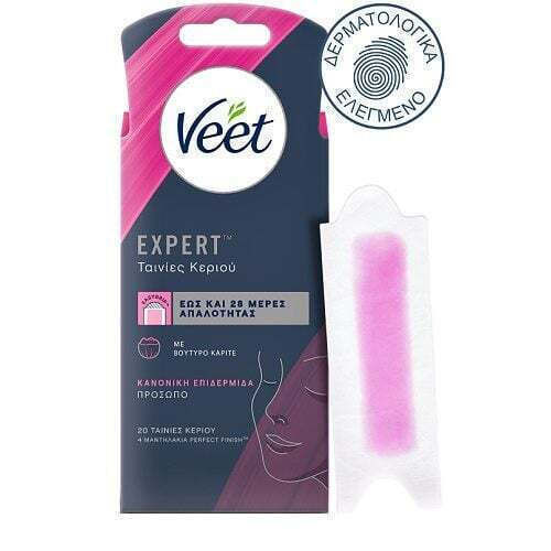 Veet Expert Ταινίες Αποτρίχωσης για το Πρόσωπο