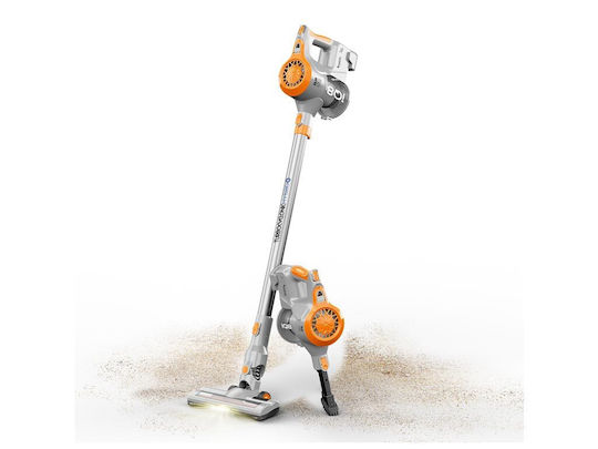 Turbotronic TT-IQ8 Επαναφορτιζόμενη Σκούπα 2 σε 1 Stick & Χειρός 22.2V Πορτοκαλί