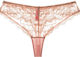 Chicret Γυναικείο Sexy String με Δαντέλα Ροζ