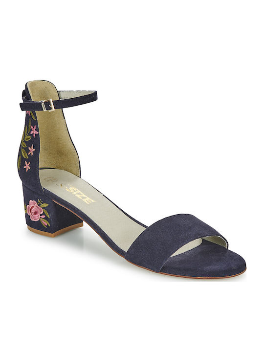 So Size Sandalen Marineblau