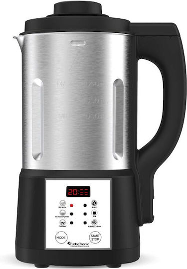 Turbotronic Θερμομάγειρας 1000W με Χωρητικότητα 1.6lt Ασημί