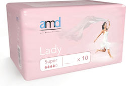 AMD Incontinence Γυναικείες Σερβιέτες Ακράτειας 10τμχ