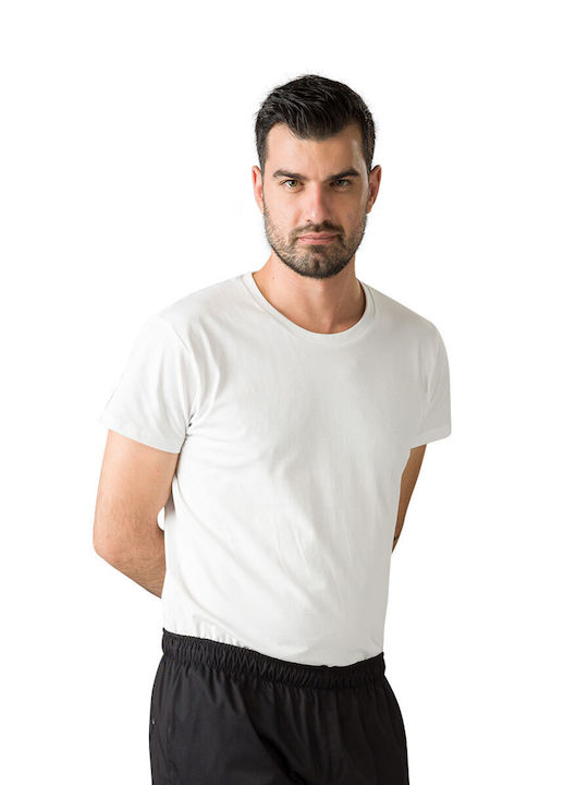 Mukua Men's Short Sleeve Blouse White