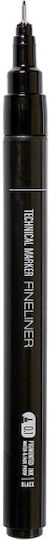 Montana Colors Marker de Proiectare 0.1mm Negru