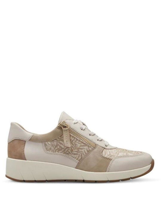 Jana Damen Sneakers Beige