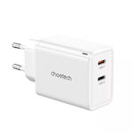 Choetech Φορτιστής Χωρίς Καλώδιο GaN και Καλώδιο USB-C 65W Power Delivery Λευκός (PD6013)