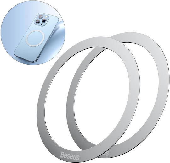 Baseus MagSafe Ring Halo Silver 2pcs
