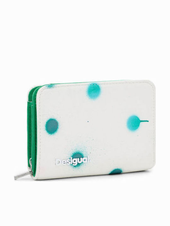 Desigual Малък Дамско Портмоне Класически Бял