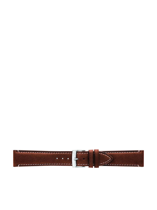 Morellato Manufatti Brown Leather Strap 22mm A0...