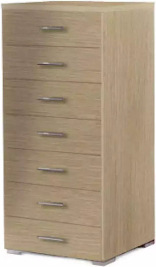 Kinderkommode mit 7 Schubladen 60x45x122cm