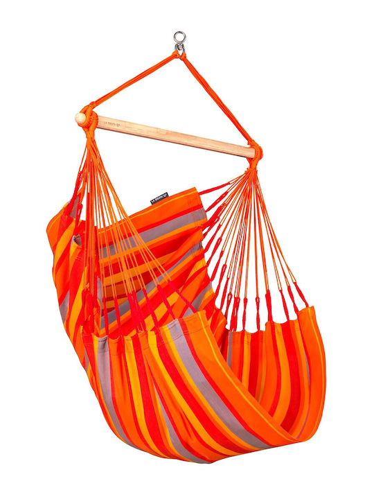 Showood Single Hammock Orange 180x115cm