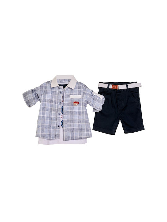 Restart for kids Kids Set with Shorts Summer 3pcs Carault Ciel