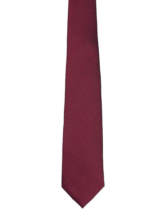 Hugo Boss Men's Tie in Burgundy Color