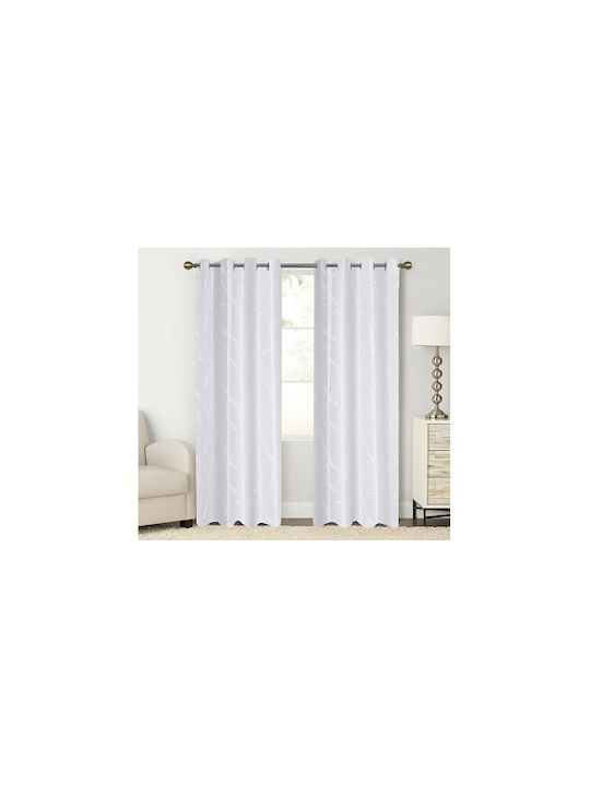 Chios Hellas Perdea Cu Capse Bej 260x140cm