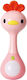 Bo Jungle - Electronic rattle with motion detector and light - Chicken