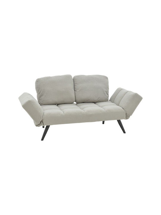 Jackie Three-Seater Fabric Sofa Bed Ivory Coast 190x80cm