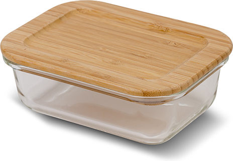 Nava Microwave Glass Lunch Box Transparent 300ml