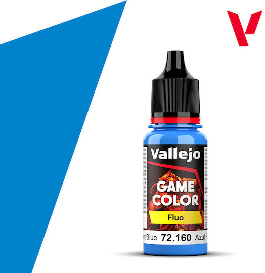 Acrylicos Vallejo Χρώμα Μοντελισμού Fluorescent Blue 18ml