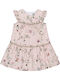Kinderkleid Blumen Pink