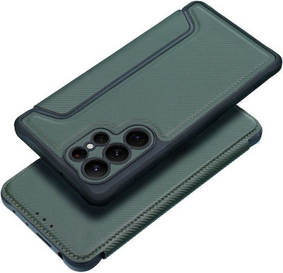 Samsung Dark Book Synthetic Magnetic Green (Samsung A55 5G)