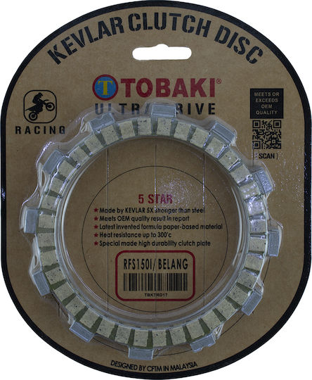 Tobaki Δίσκοι Συμπλέκτη για Suzuki FX 125