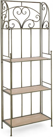 Guenda Bookcase Light Brown 59x28x167cm