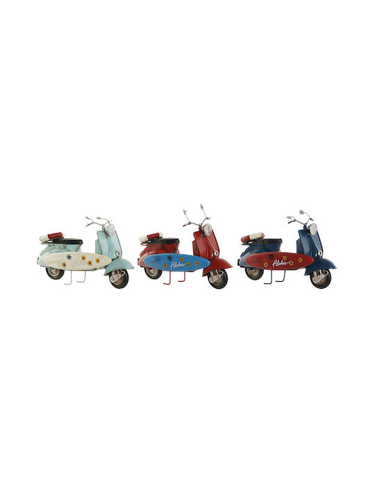 Home Esprit Metallic Miniature Bike 26.5x11x17cm 3pcs