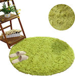 Strado Carpets Rug Round Green (green)