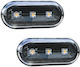 Странични мигачи за Vw Golf / Polo / Bora / Passat / Vento / Seat Ibiza / Cordoba с 3 LED черни 2 броя Car-1810
