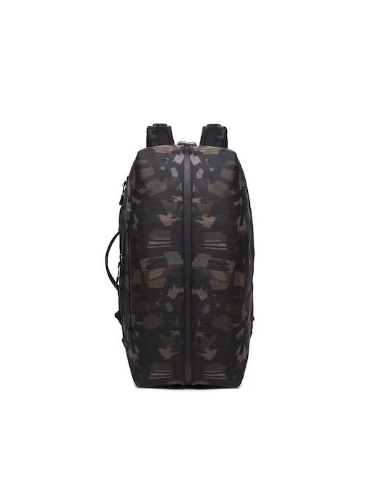 Ozuko Men's Fabric Backpack Waterproof Camo 26lt