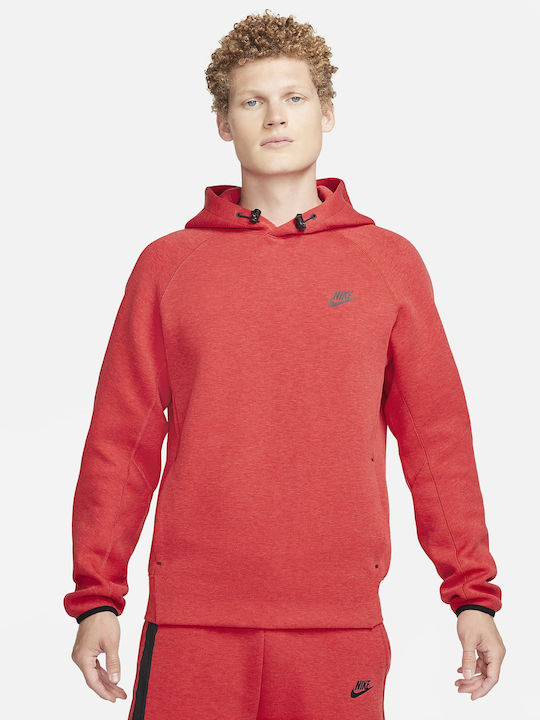 Sportswear Tech Fleece Sweatshirt mit Kapuze Red/Black