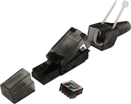 A-LAN Rj45 Alantec RJ45 UTP Cat.6a 10G POE+ plug, tool-free for “thick” wire 22-24 AWG ALANTEC - ALANTEC 1τμχ WT113