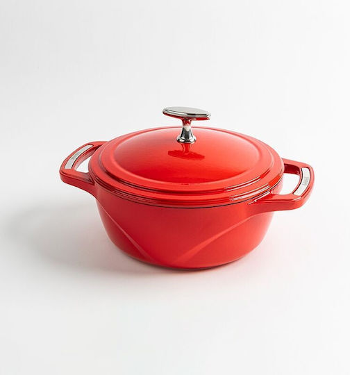 Lodge Cherry On Top Deep Cast Iron Pot 2.8L / 23cm