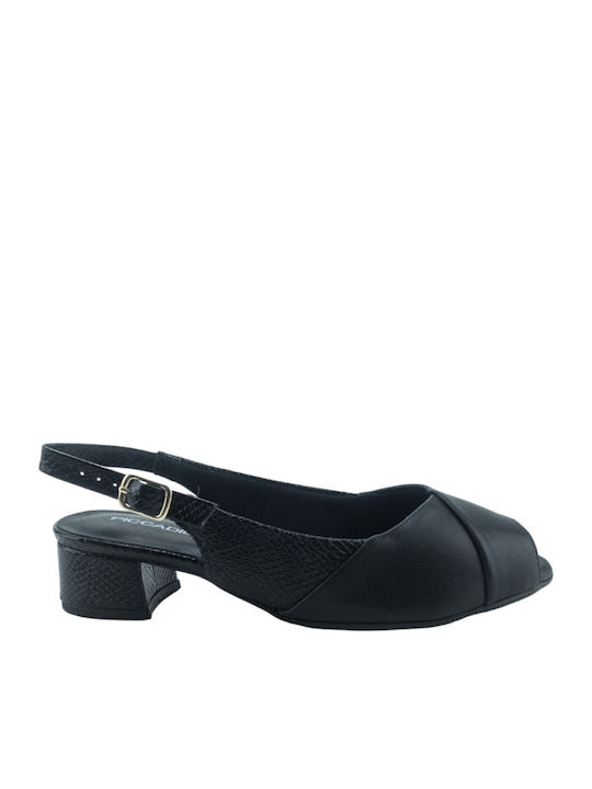 Piccadilly Black Heels