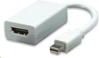 PremiumCord Converter mini DisplayPort male to HDMI male White 1pcs kportadm01