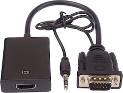 PremiumCord khcon-49 HDMI Feminin La 3.5mm / VGA 2x Mascul