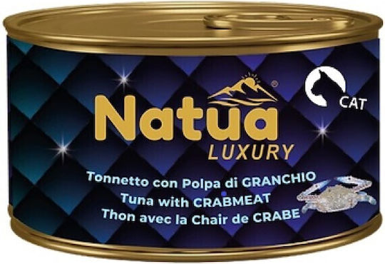 Natua Υγρή Τροφή για Ενήλικες Γάτες σε Κονσέρβα με Τόνο και Καβούρι 85gr